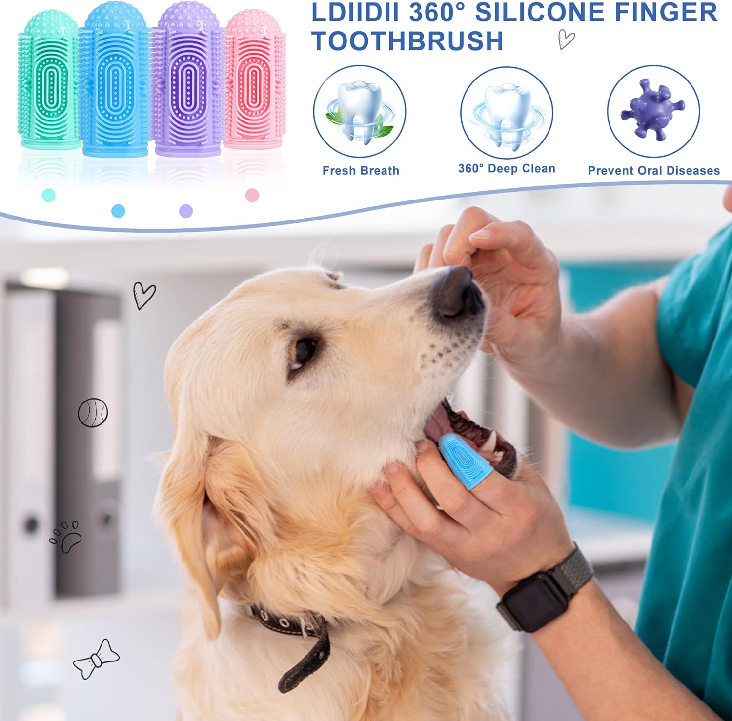 Gentle Pet Toothbrush Kit for Healthy Smiles