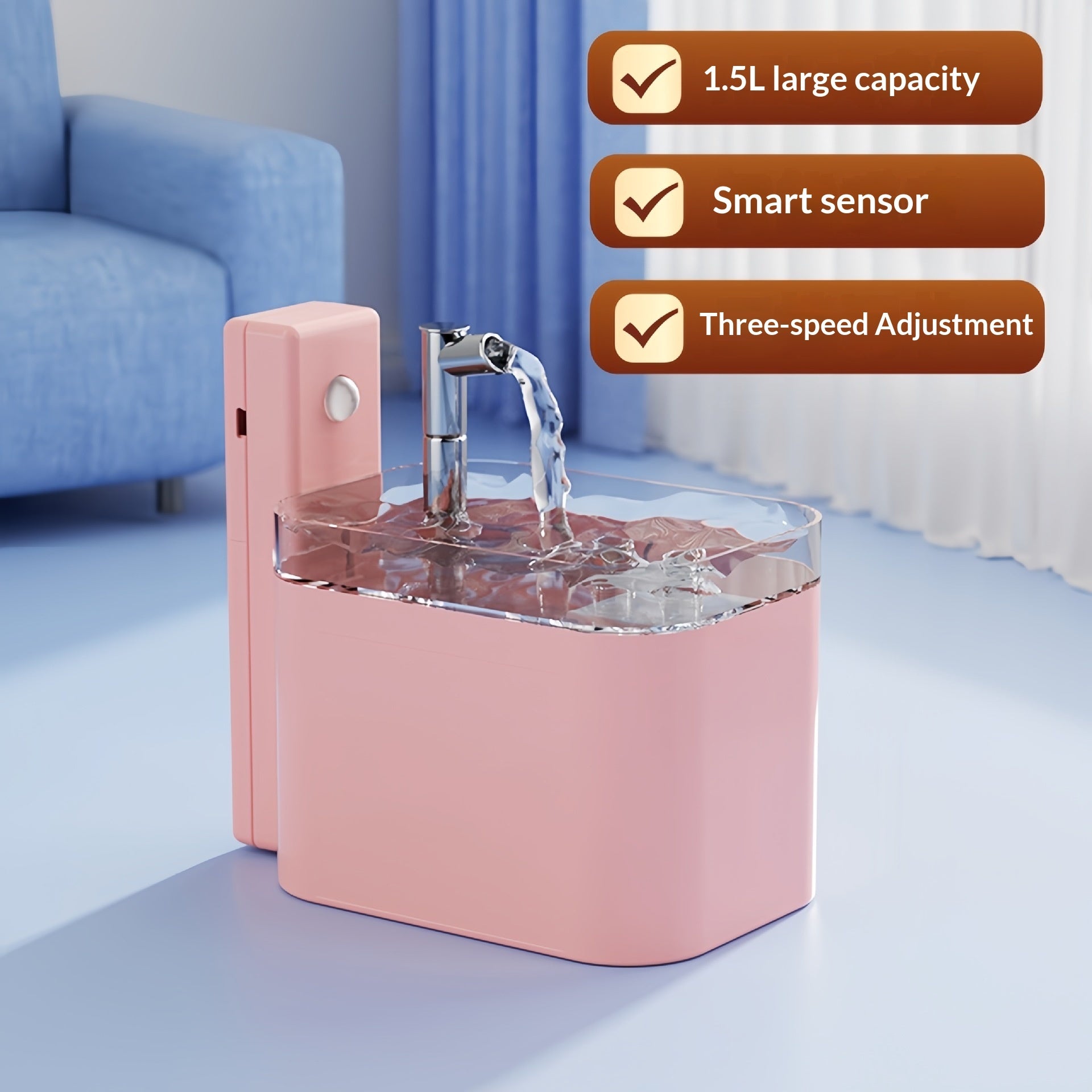 Fresh Flow Smart Cat Water Fountain for Daily Wellness