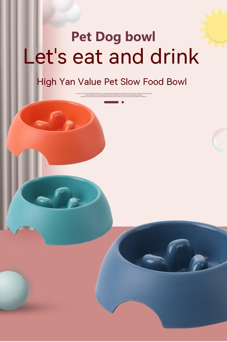 Happy Pup Slow Feeder Bowl for Healthy Eating