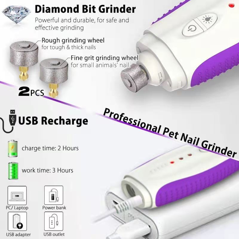 Gentle Pet Nail Grinder for Stress-Free Grooming