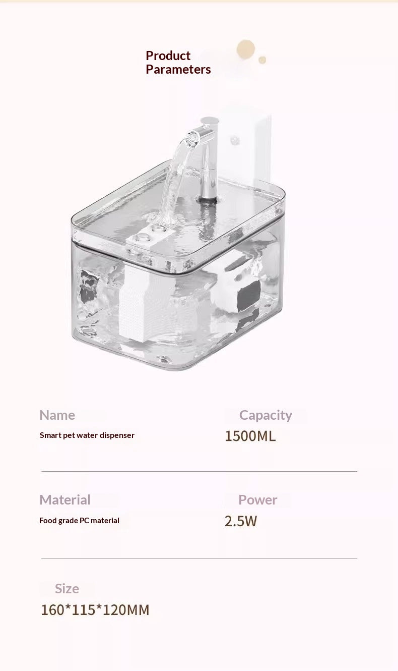 Fresh Flow Smart Cat Water Fountain for Daily Wellness