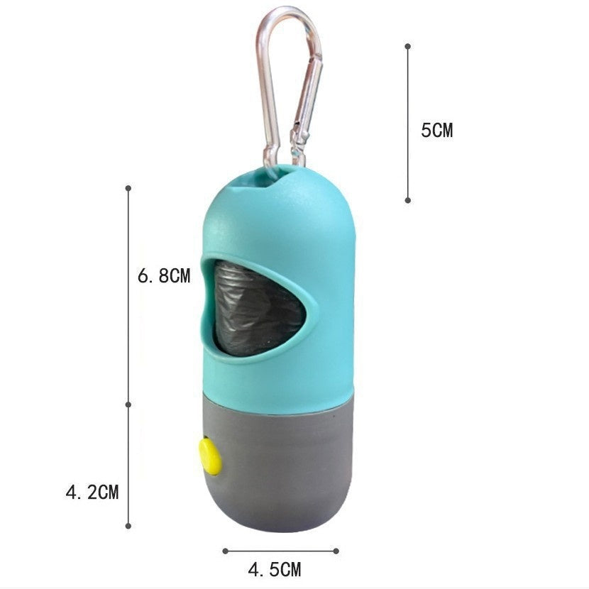 Flash light Pet Waste Bag Holder for Easy Cleanups