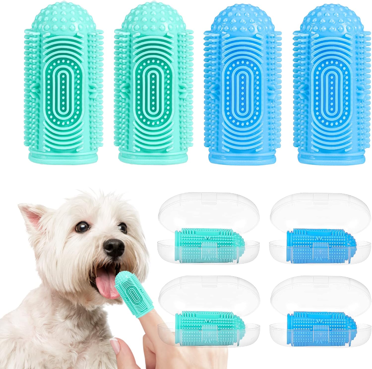 Gentle Pet Toothbrush Kit for Healthy Smiles